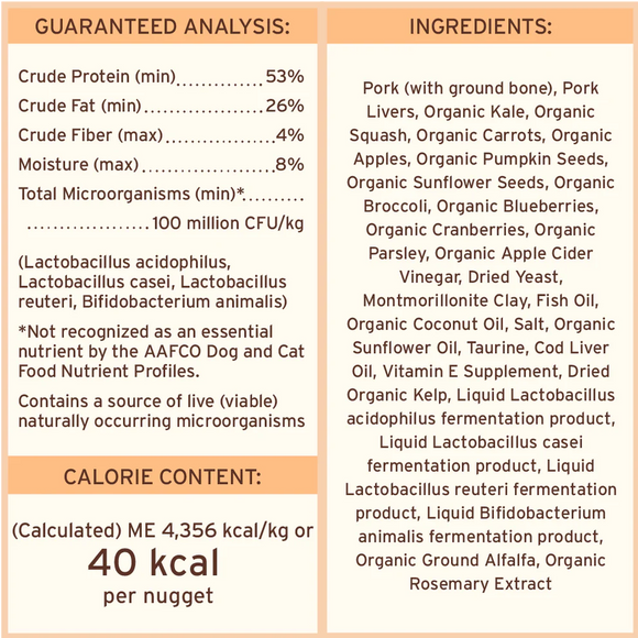 Primal - Nuggets - Raw Pork (For Cats) - Frozen Product