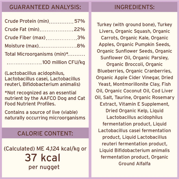 Primal - Nuggets - Raw Turkey (For Cats) - Frozen Product