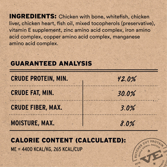 Vital Essentials Micro Nibs - Freeze-Dried Chicken & Whitefish Entree (For Cats)