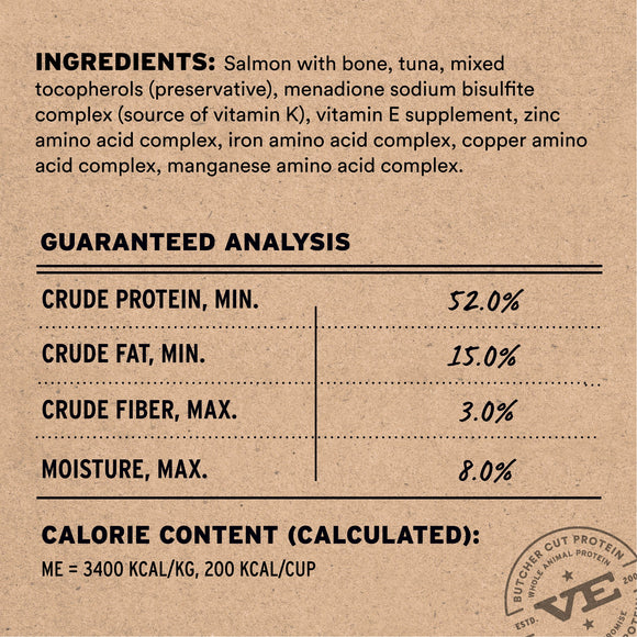 Vital Essentials Micro Nibs - Freeze-Dried Salmon & Tuna Entree (For Cats)