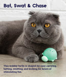 Catstages - Wobble Turtle Catnip Diffuser Toy (For Cats)