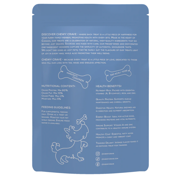 Chewy Crave - Chicken Cubes (Dog Treats)