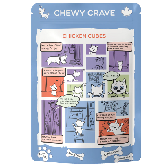 Chewy Crave - Chicken Cubes (Dog Treats)
