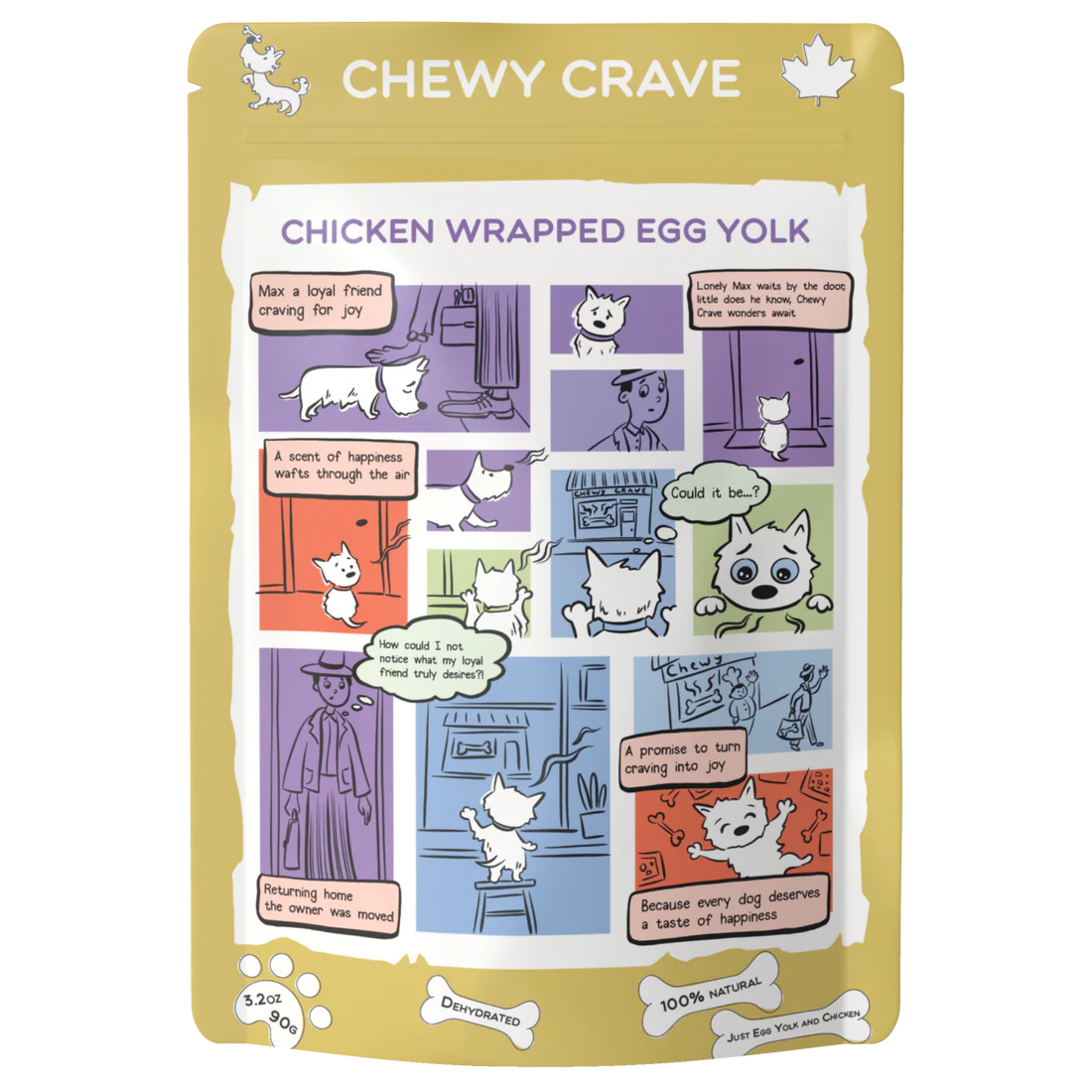 Chewy Crave - Chicken Wrapped Egg Yolk (Dog Treats)