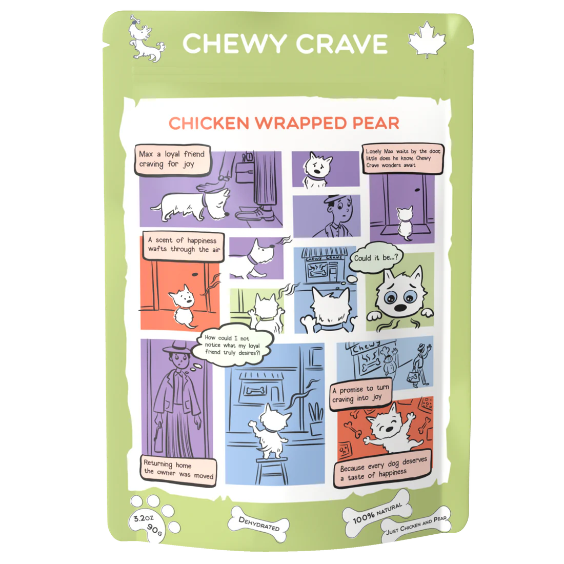 Chewy Crave - Chicken Wrapped Pear (Dog Treats)
