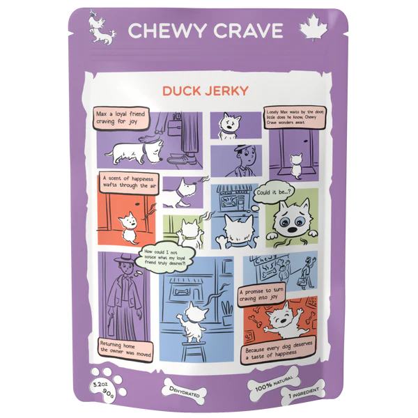 Chewy Crave - Duck Jerky (Dog Treats)