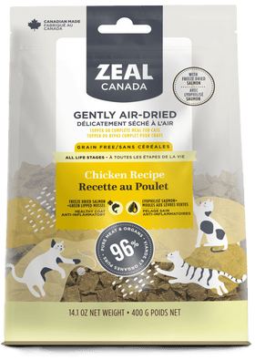 Zeal Canada - Gently Air-Dried Chicken with Freeze-Dried Salmon for Cats