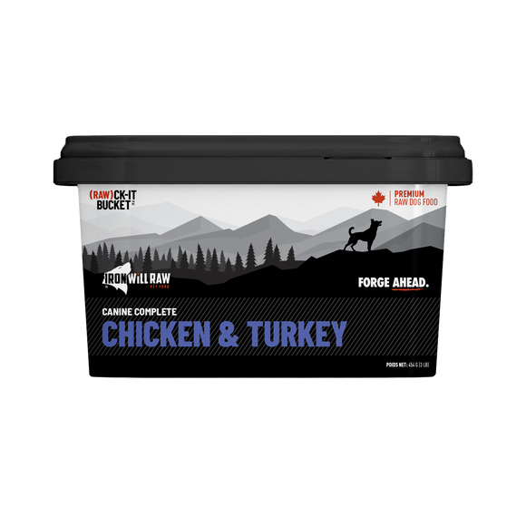 Iron Will Raw (Raw)ck-It Bucket Chicken & Turkey
