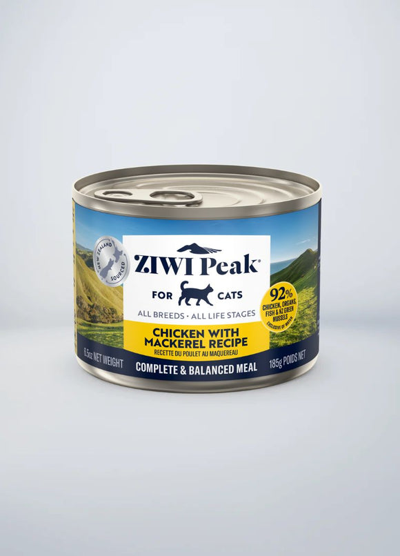 ZiwiPeak Wet Chicken with Mackerel Recipe for Cats 3