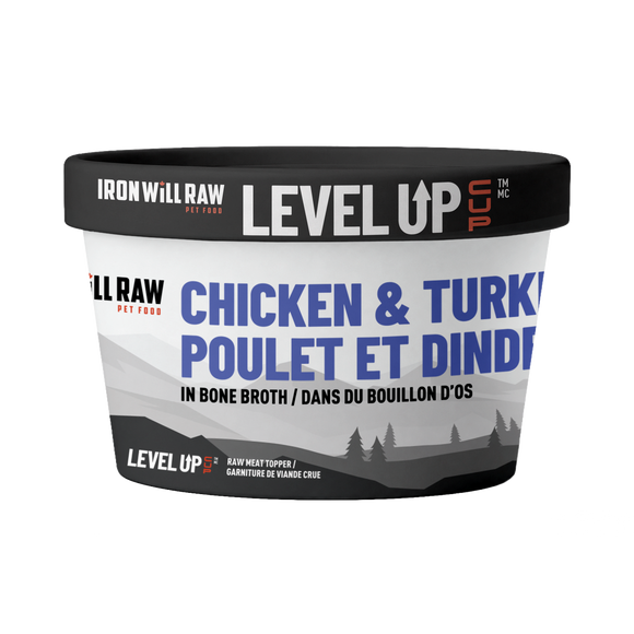 Iron Will Raw Level Up Cup Chicken & Turkey