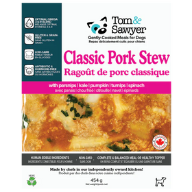 Tom & Sawyer - Classic Pork Stew (For Dogs) - Frozen Product