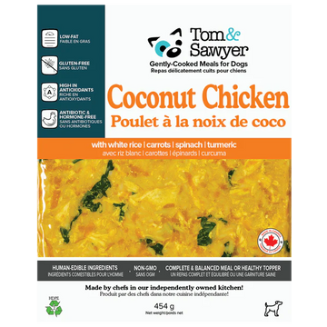Tom & Sawyer - Coconut Chicken (For Dogs) - Frozen Product