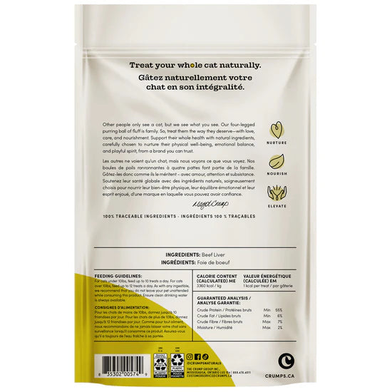 Crumps' Naturals - Freeze Dried Beef Cat Treats 