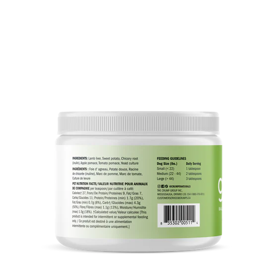 Crumps' Naturals - gutsy - Balance Sprinkles Lamb & Sweet Potato (For Dogs)