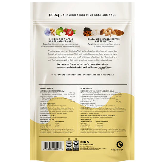 Crumps' Naturals - gutsy - Immune Bites (Dog Treats)