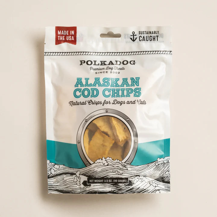 polkadog - Alaskan Cod Chips (Dog Treats)