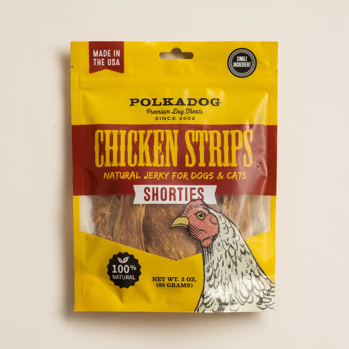 polkadog - Chicken Strip Shorties (Dog Treats)