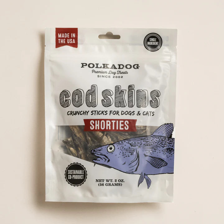 polkadog - Cod Skin Shorties (Dog Treats)