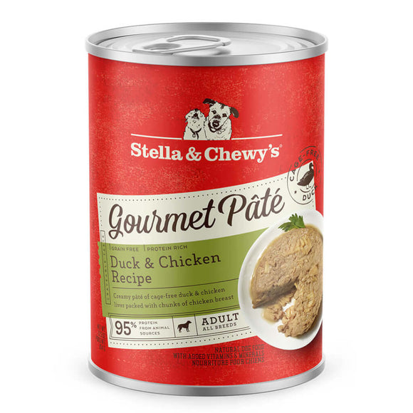 Stella & Chewy's Gourmet Pâté Duck & Chicken Recipe 12.5oz can