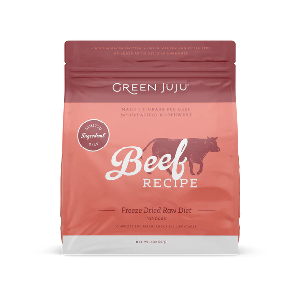Green Juju - Freeze-Dried Beef Recipe (For Dogs)