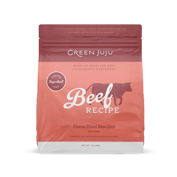 Green Juju - Freeze-Dried Beef Recipe (For Dogs)