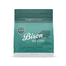 Green Juju - Freeze-Dried Bison Recipe (For Dogs)