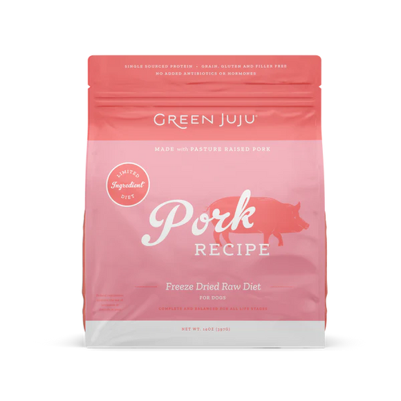 Green Juju - Freeze-Dried Pork Recipe (For Dogs)