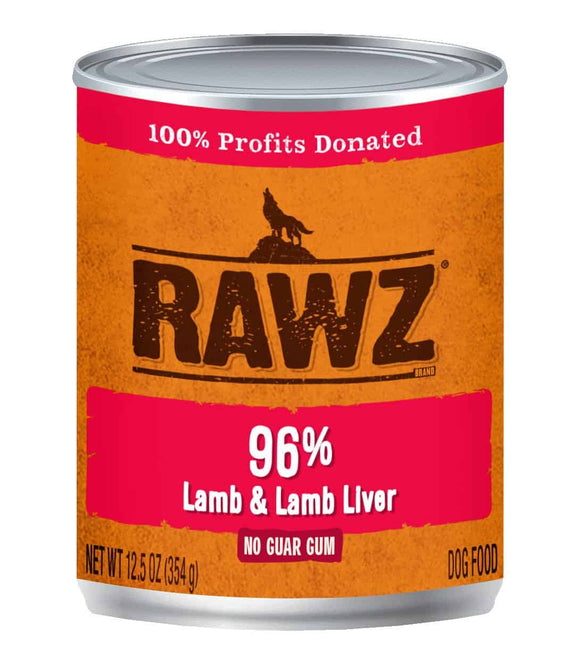 RAWZ - 96% Lamb & Lamb Liver Pate (Wet Dog Food)