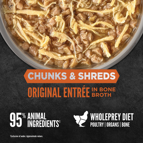 ORIJEN Chunks & Shreds Original Entrée product details 1