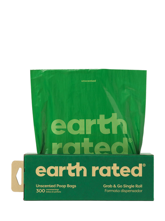 earth rated - 300 Bags on a Large Single Roll (Unscented)