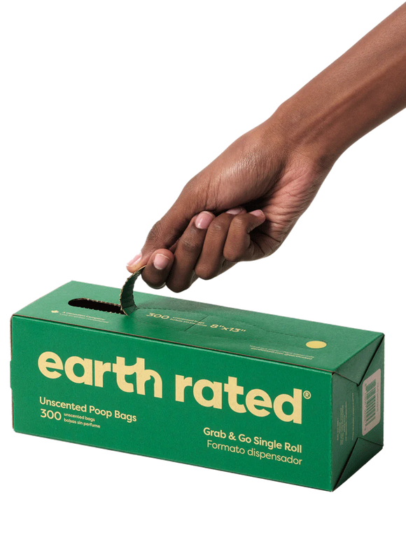 earth rated - 300 Bags on a Large Single Roll (Unscented)