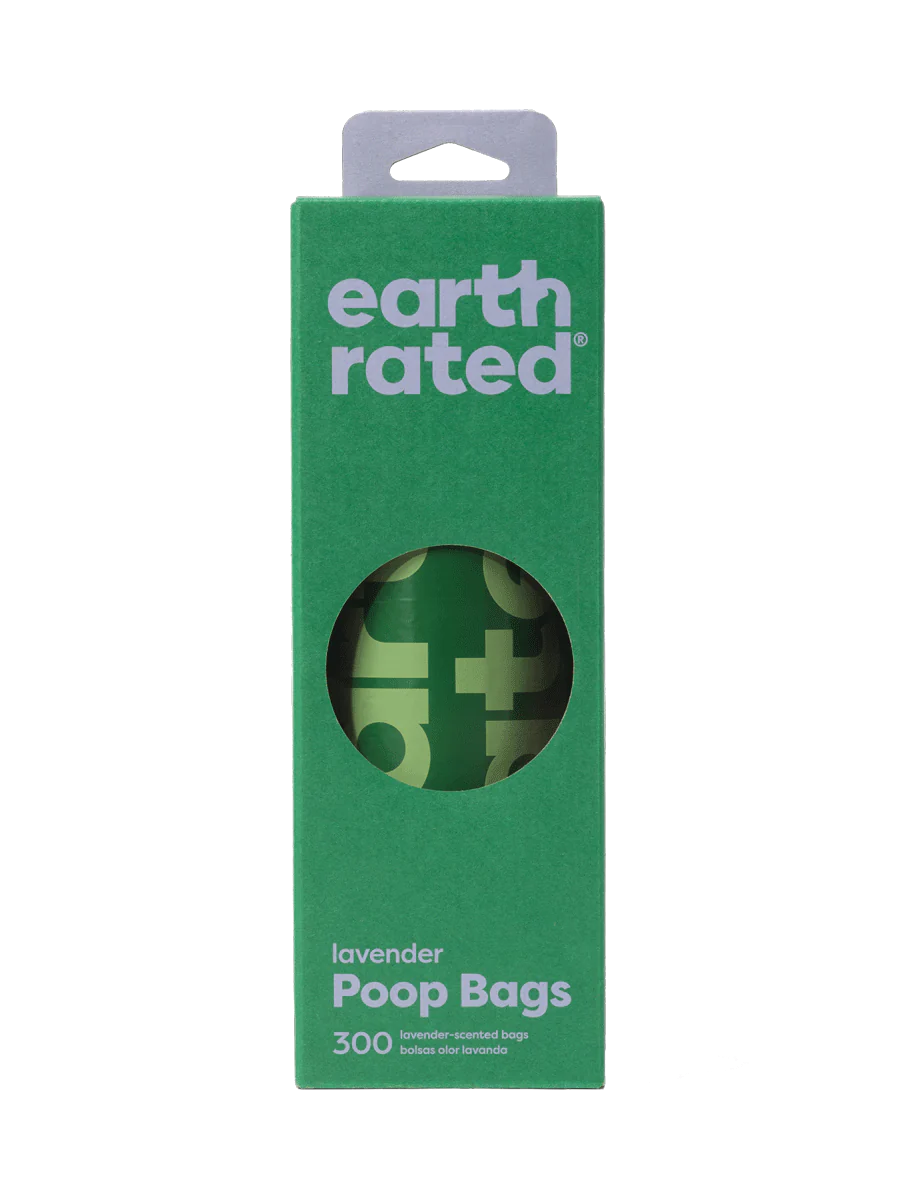 earth rated - 300 Bags on a Large Single Roll (Lavender) - 0