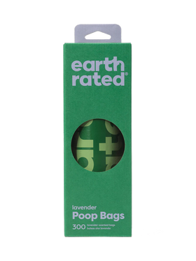 earth rated - 300 Bags on a Large Single Roll (Lavender) - 0