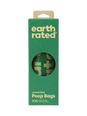 earth rated - 300 Bags on a Large Single Roll (Unscented)