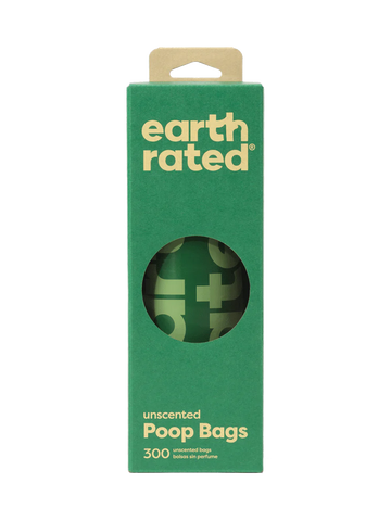 earth rated - 300 Bags on a Large Single Roll (Unscented)