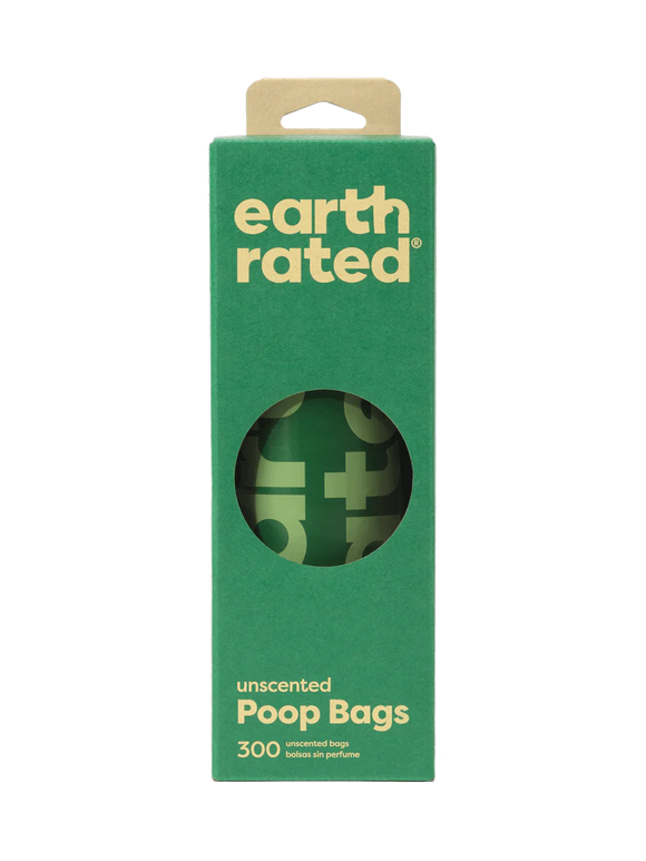 earth rated - 300 Bags on a Large Single Roll (Unscented)