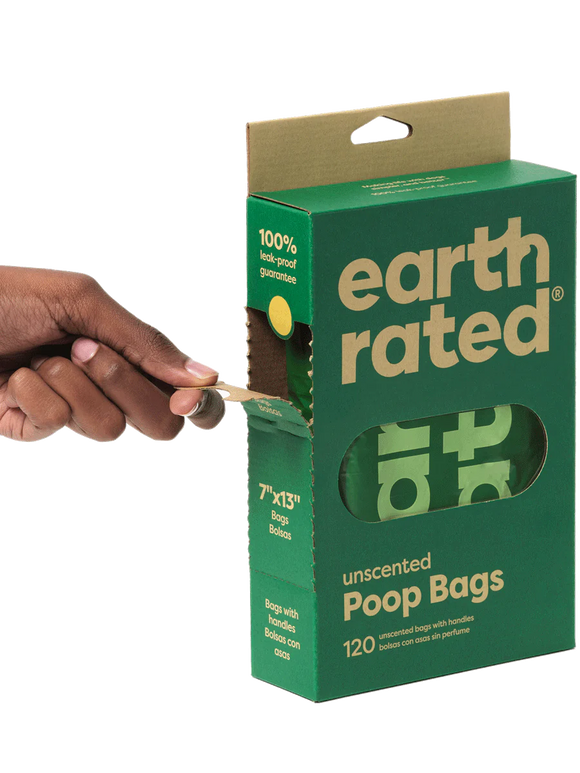 earth rated - 120 Easy-Tie Handle Bags (Unscented)