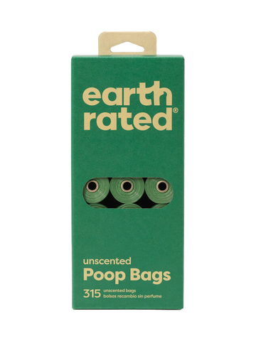 earth rated - 315 Bags on 21 Refill Rolls (Unscented)