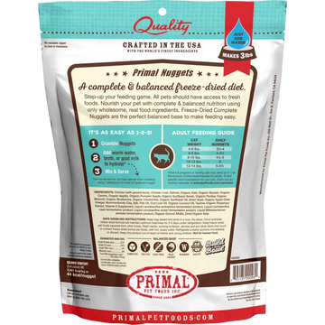 Primal - Nuggets - Freeze Dried Nuggets - Chicken & Salmon Formula (Cat Food)