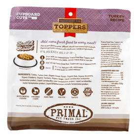 Primal - Cupboard Cuts - Turkey Freeze-Dried Raw Toppers (Dog/Cat)