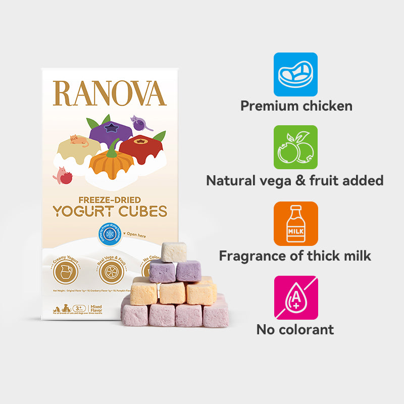 Ranova - Freeze Dried Yogurt Mixed Flavour (For Dogs)