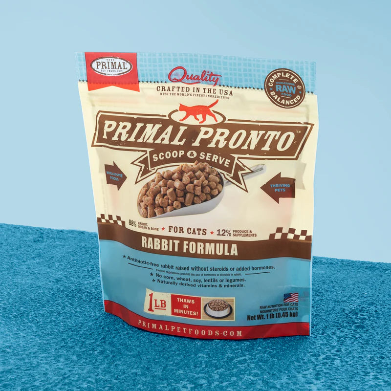 Primal - Pronto - Raw Rabbit (For Cats) - Frozen Product