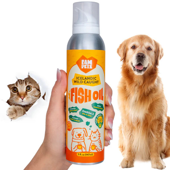 Fam Pets - Icelandic Wild Caught Fish Oil (Pet Supplement) - Spray