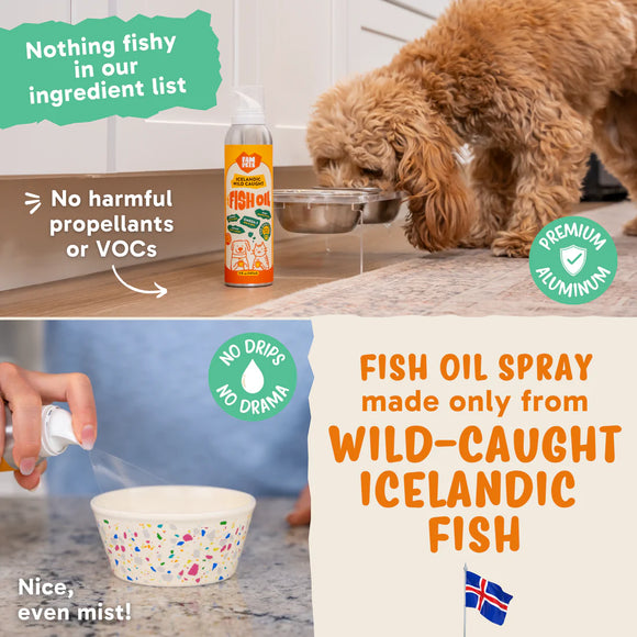 Fam Pets - Icelandic Wild Caught Fish Oil (Pet Supplement) - Spray