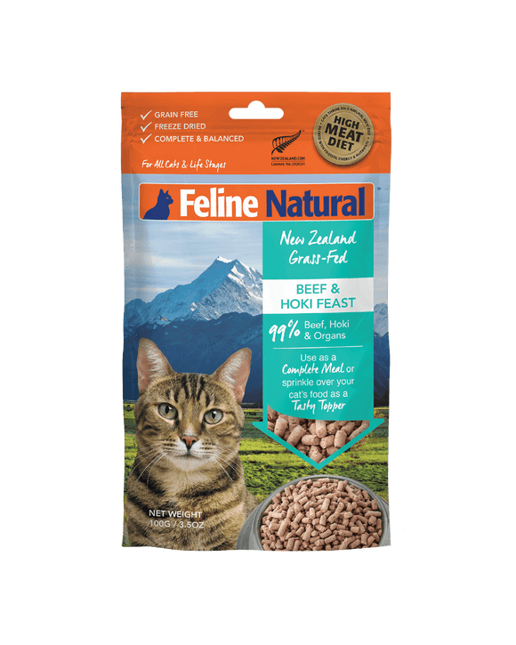 Feline Natural - Beef & Hoki Freeze-Dried Raw (Cat Food)