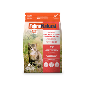 Feline Natural - Chicken & King Salmon Feast Freeze-Dried Raw (Cat Food)