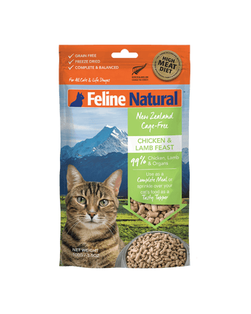 Feline Natural - Chicken & Lamb Freeze-Dried Raw (Cat Food)
