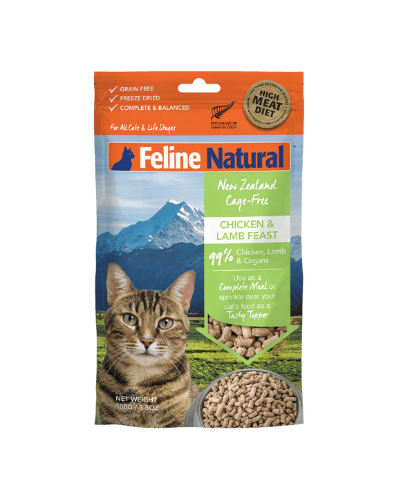 Feline Natural - Chicken & Lamb Freeze-Dried Raw (Cat Food)