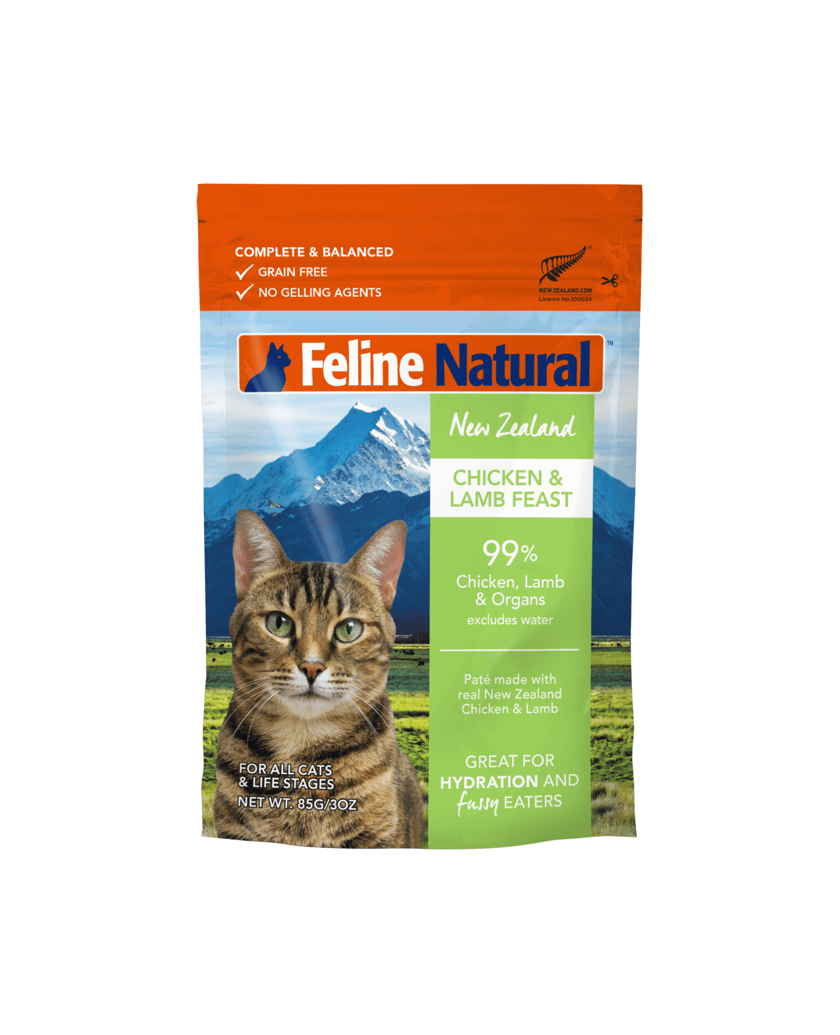 Feline Natural - Chicken & Lamb Pouches (Wet Cat Food)