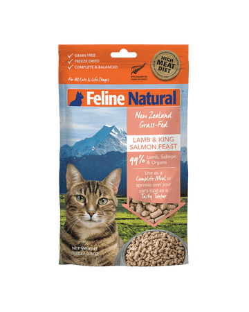 Feline Natural - Lamb & King Salmon Freeze-Dried Raw (Cat Food)